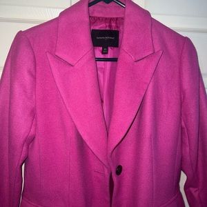 Banana Republic, Car Coat, Bright Peony, XS
